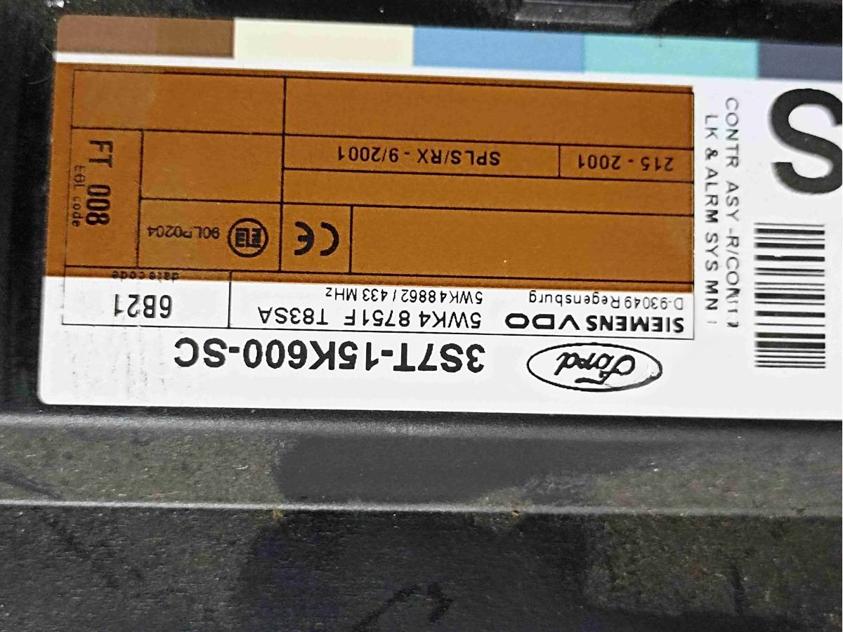 Блок комфорта Ford Mondeo, 2005 г., OEM 3s7t15k600sc, арт. 005014, фото 2
