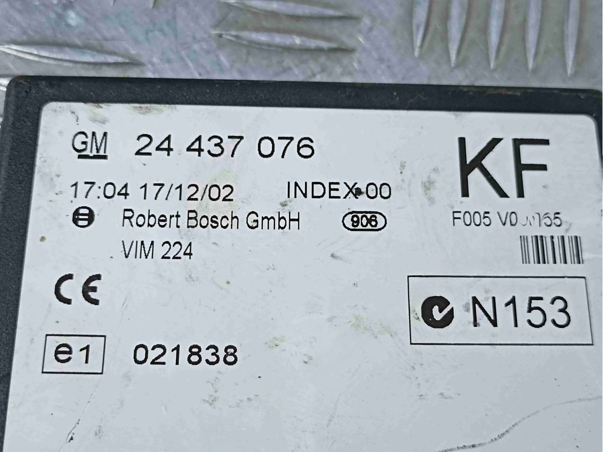 Блок комфорта Opel Zafira, 2003 г., OEM 24437076, арт. 016901, фото 2