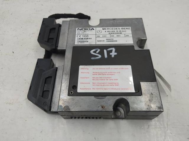 Блок управления Mercedes S W220, 2002 г., OEM A2038207026, арт. 10318587