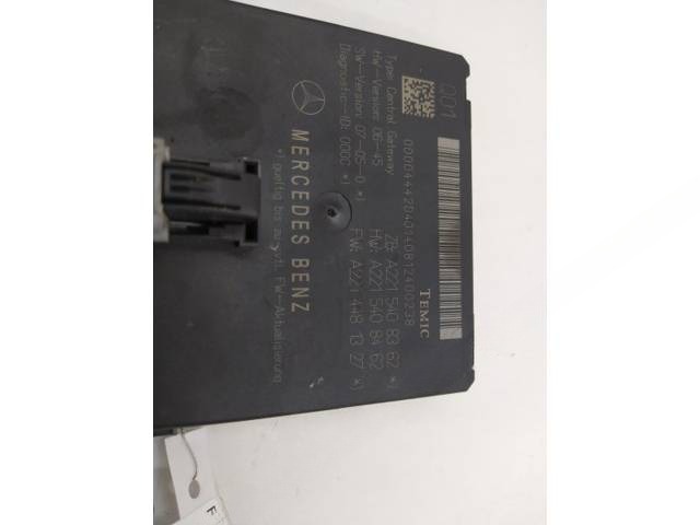Блок управления Mercedes S W221, 2008 г., OEM A2215408362, арт. 10359691, фото 2