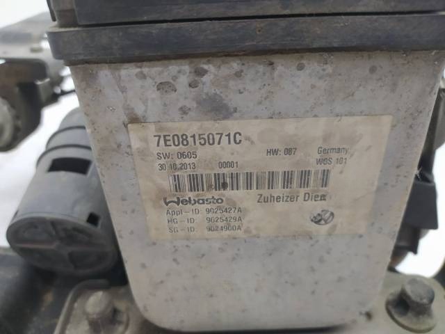 Автономный отопитель Volkswagen Transporter, 2013 г., OEM 7E081501C, арт. 10362829, фото 5