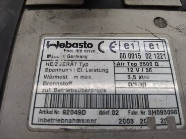 Автономный отопитель Volkswagen LT, 2005 г., арт. 10366793, фото 2