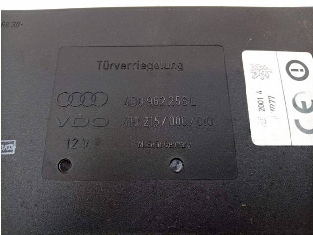 Блок комфорта Audi A6, 2000 г., OEM 4B0962258L, арт. 10442121, фото 2