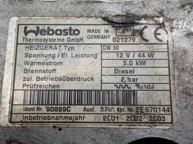 Автономный отопитель Volkswagen Passat, 1999 г., OEM 90889C, арт. 1053670, фото 5