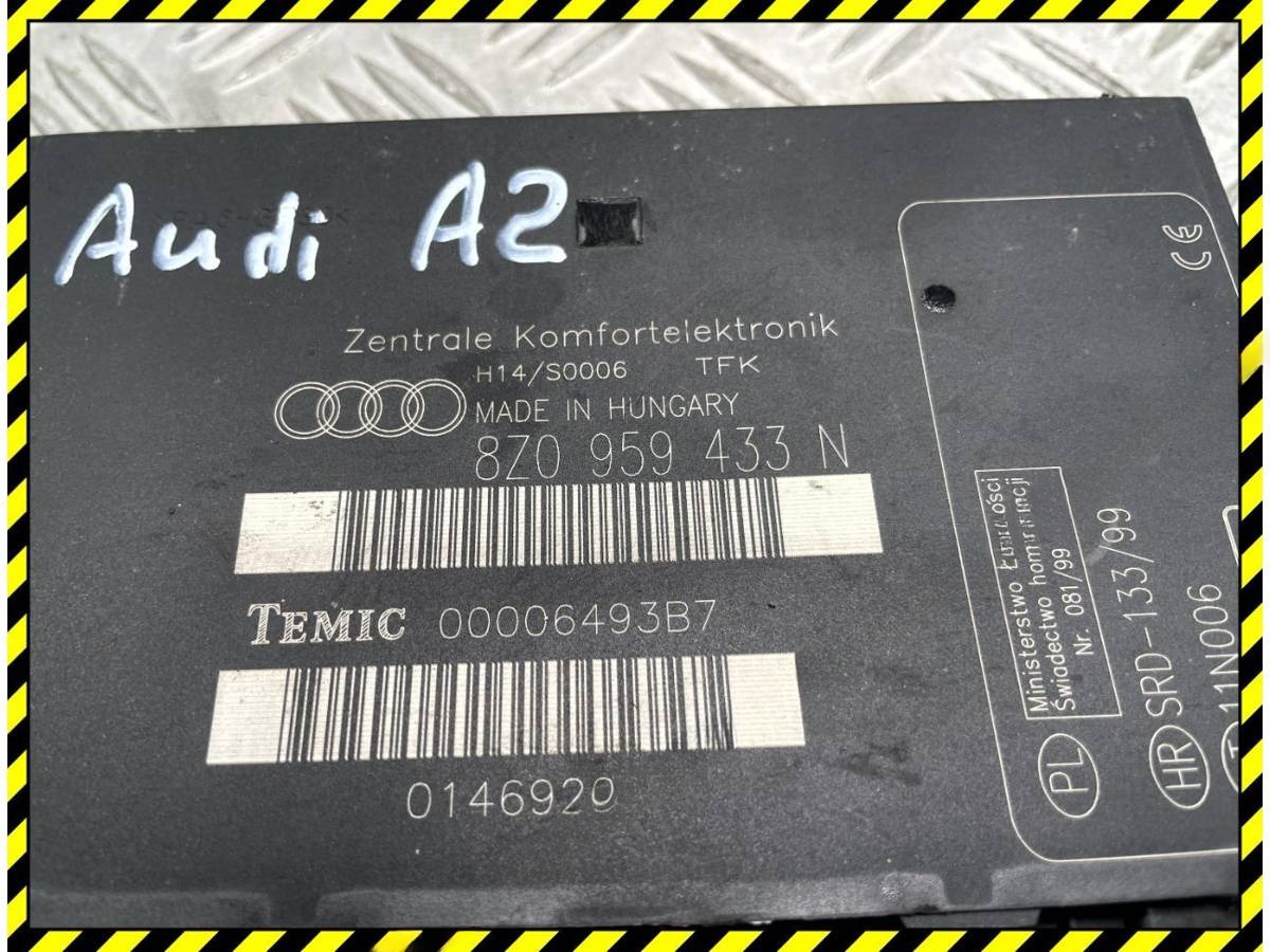 Блок комфорта Audi A2, 2002 г., OEM 8Z0959433N, арт. 108022175, фото 2