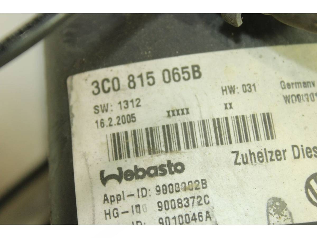 Автономный отопитель Volkswagen Passat B6, 2006 г., OEM 3C0815065B, арт. 109997363, фото 6