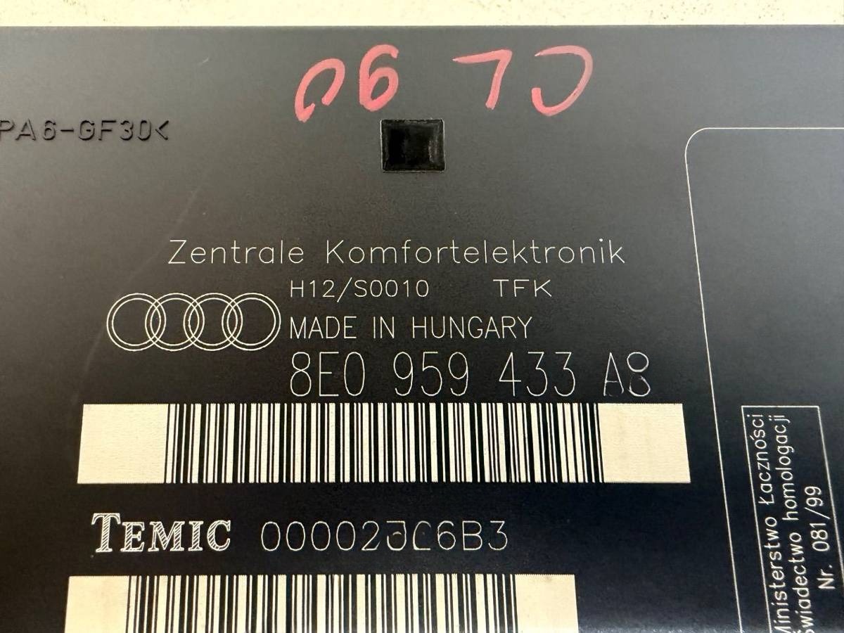 Блок комфорта Audi A4 B6, 2003 г., арт. 110363418, фото 2