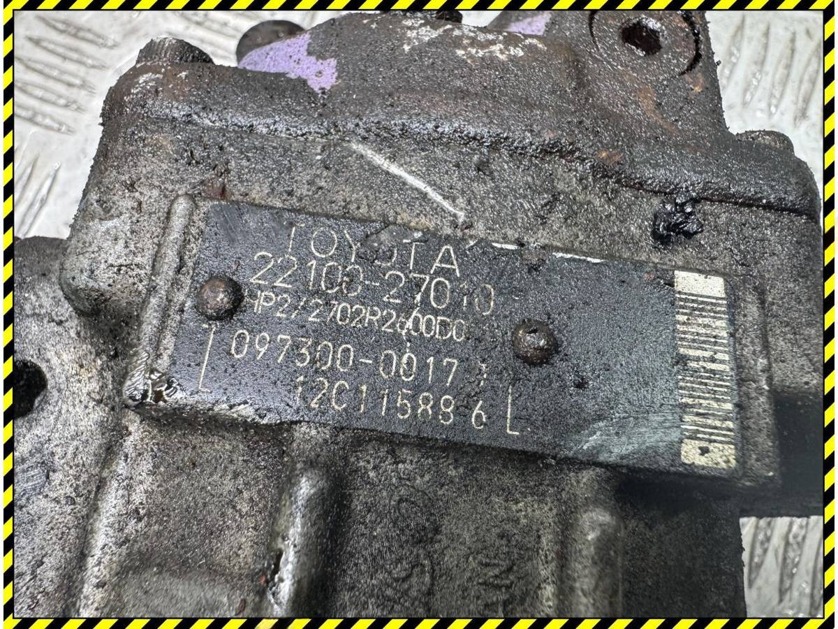 ТНВД Toyota Avensis Verso, 2004 г., OEM 2210027010, арт. 110879814, фото 6