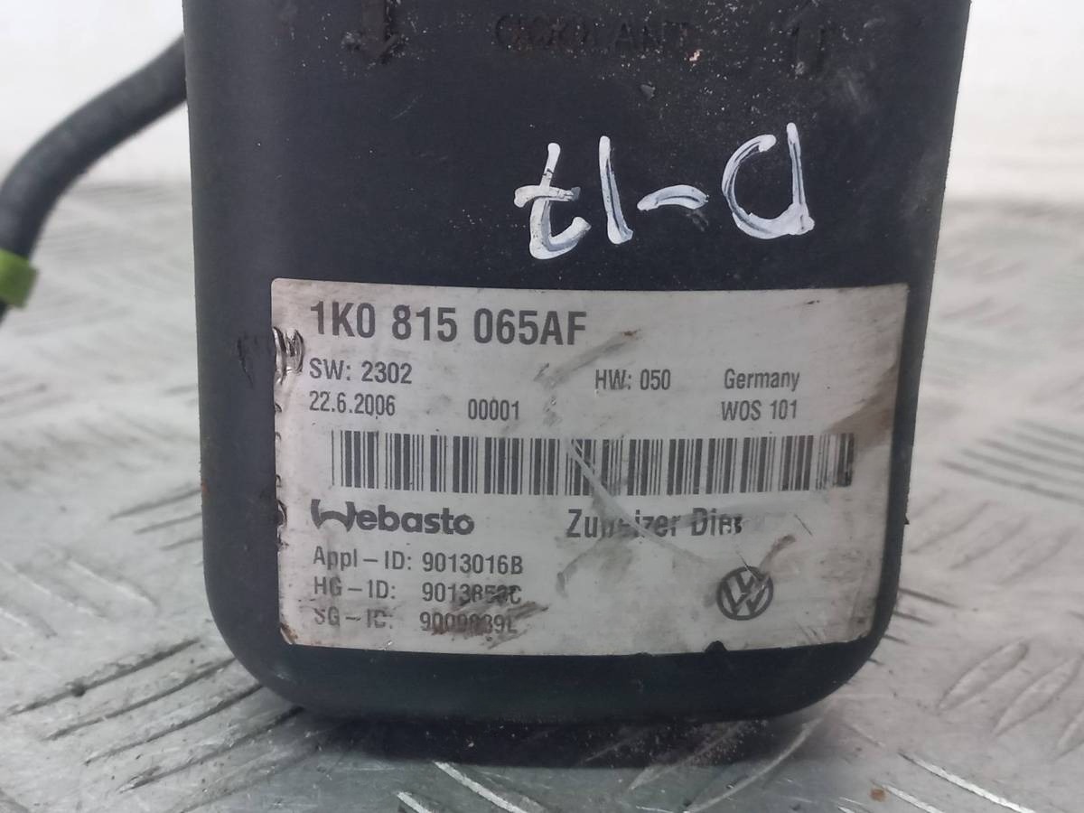 Автономный отопитель Volkswagen Touran, 2006 г., OEM 1K0815065AF, арт. 1116710, фото 2