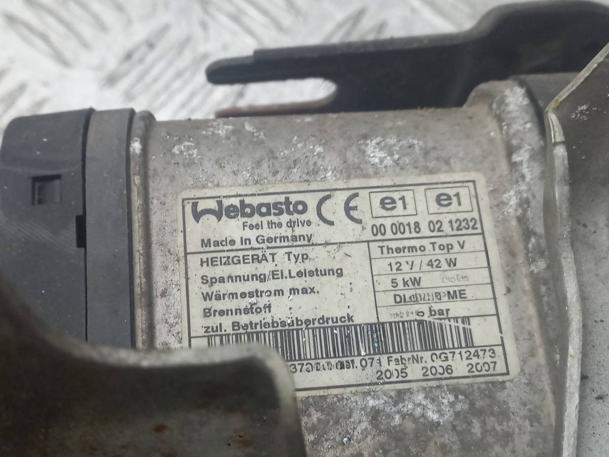 Автономный отопитель Volkswagen Touran, 2004 г., OEM 1K0815065R, арт. 1118861, фото 6