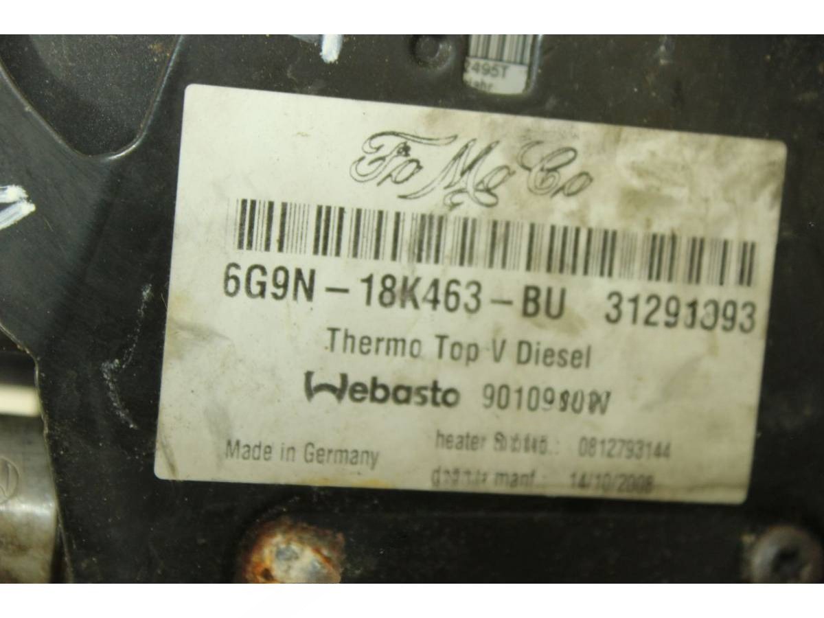 Автономный отопитель Volvo V70, 2009 г., OEM 6G9N18K463BU, арт. 113373958, фото 5