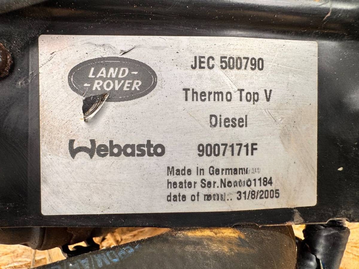 Автономный отопитель Land-Rover Discovery, 2005 г., OEM JEC500790, арт. 113785968, фото 2