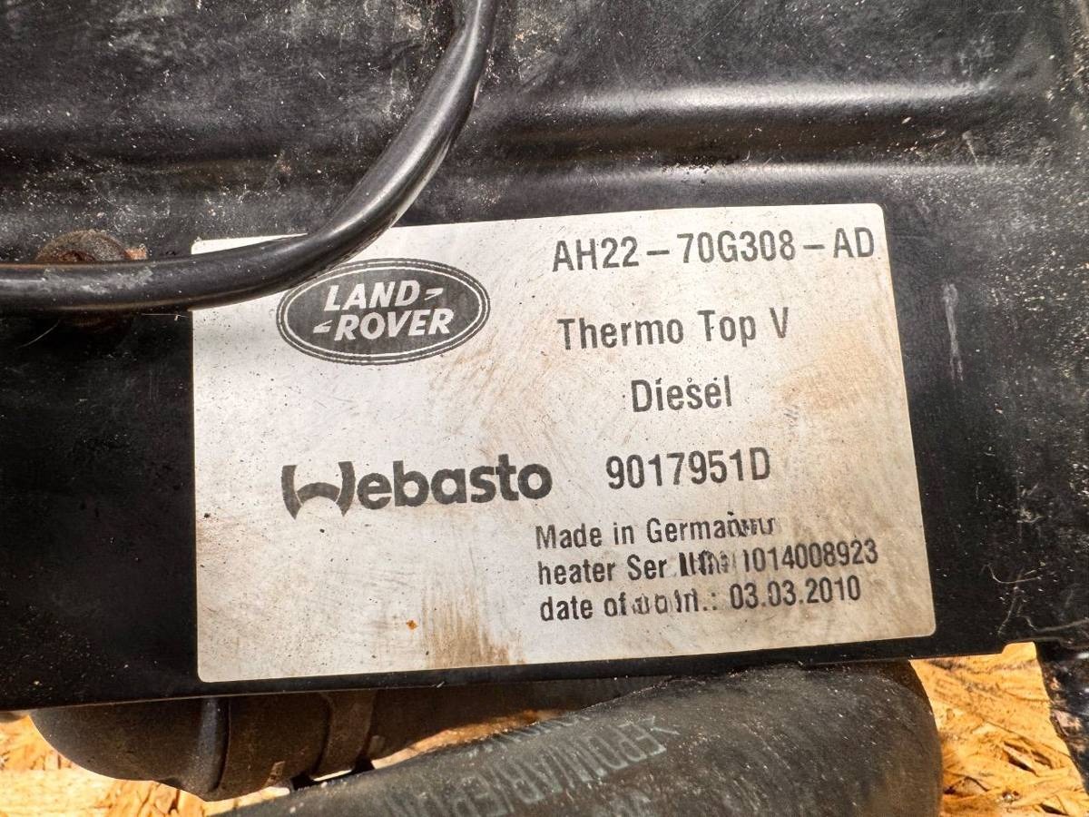 Автономный отопитель Land-Rover Discovery, 2010 г., OEM AH2270G308AD, арт. 113785979, фото 2