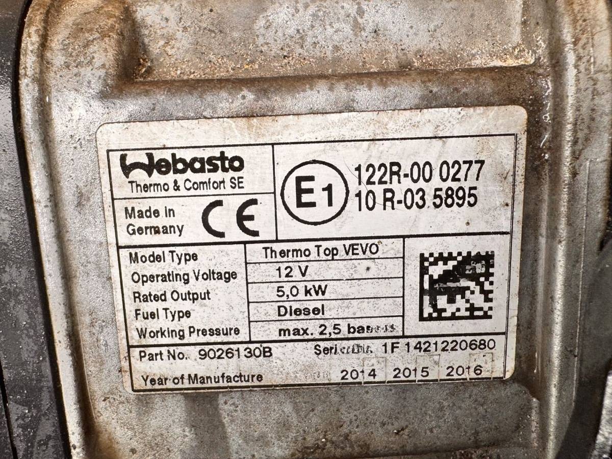 Автономный отопитель Volkswagen Sharan, 2014 г., OEM 7N0815065T, арт. 113786041_2