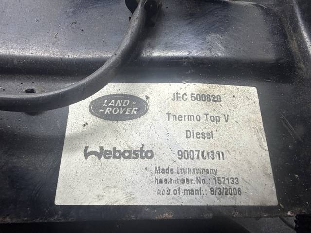 Автономный отопитель Land-Rover Range Rover Sport Внедорожник 5 дв, 2006 г., OEM 9007171H, арт. 125008, фото 5
