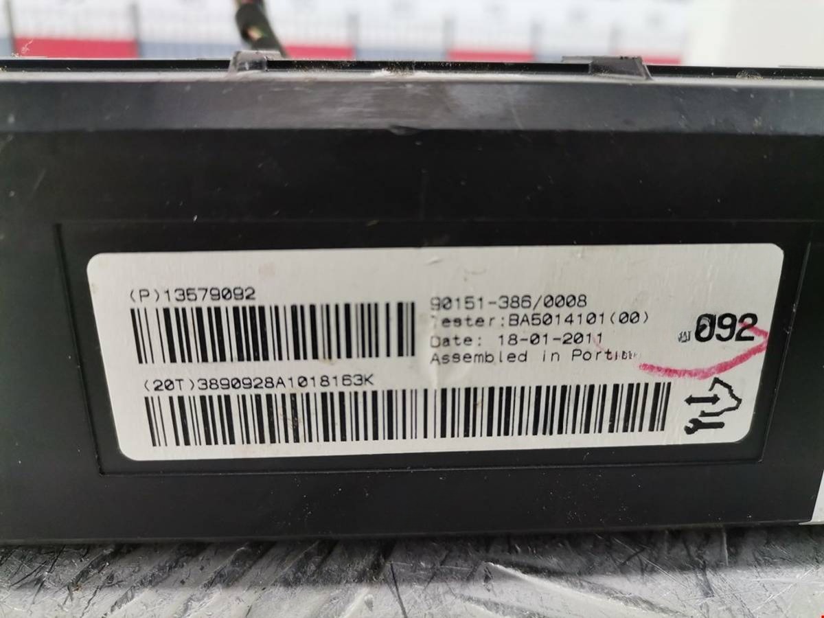 Блок комфорта Opel Meriva, 2011 г., OEM 13579092, арт. 1735416, фото 5