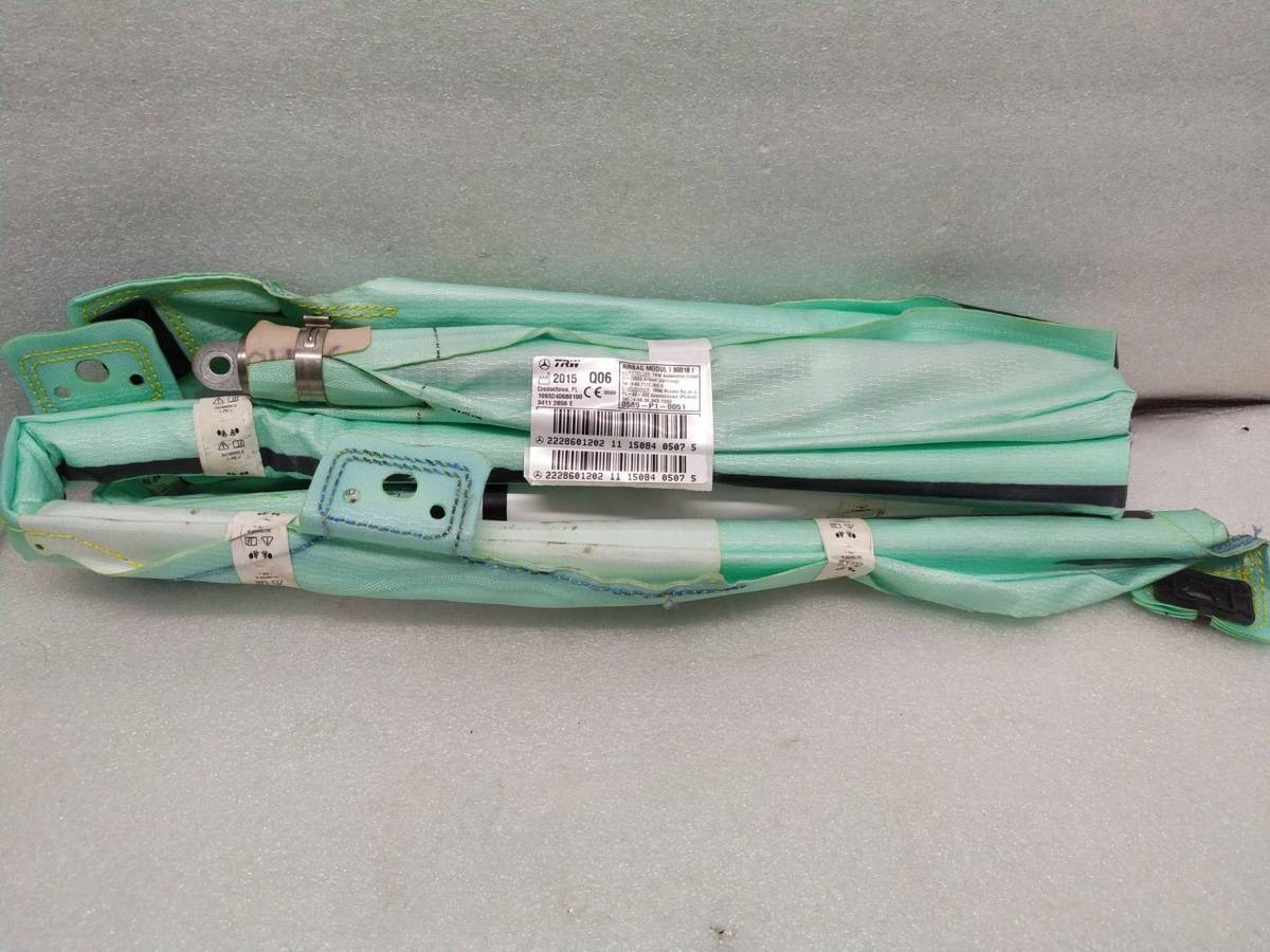 Подушка SRS боковая шторка лев. Mercedes S W222