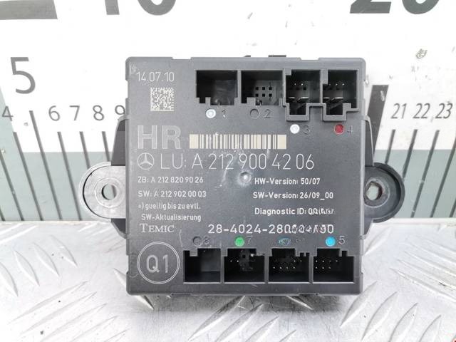 Блок комфорта Mercedes E W212, 2010 г., OEM A2129004206, арт. 2042082