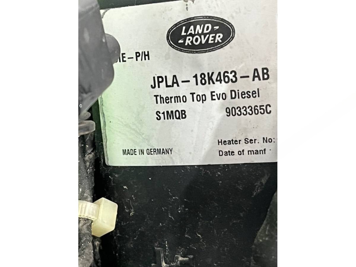 Автономный отопитель Land-Rover Range Rover Sport L494, 2019 г., OEM JPLA18K463AB, арт. 51142, фото 5