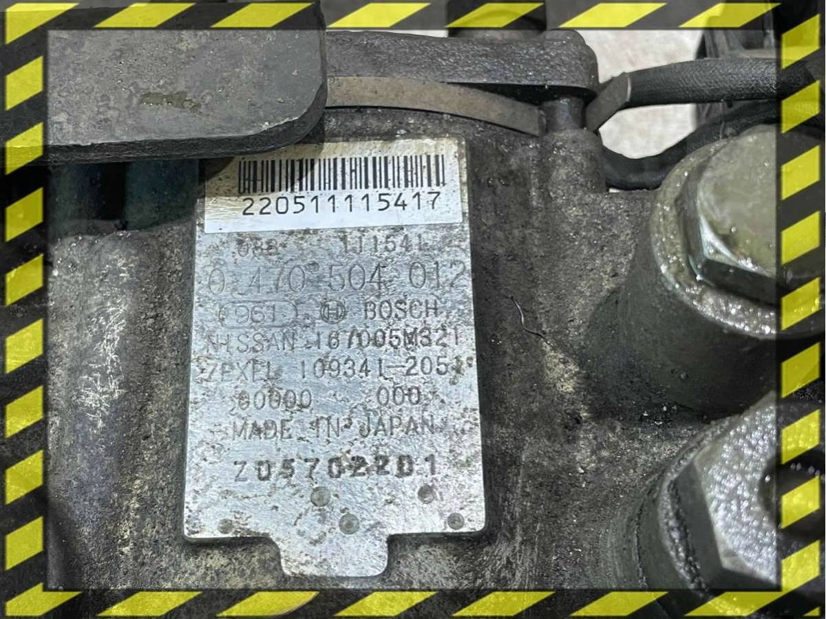 ТНВД Nissan Almera N16, 2002 г., OEM 0470504012, арт. 52900801, фото 5