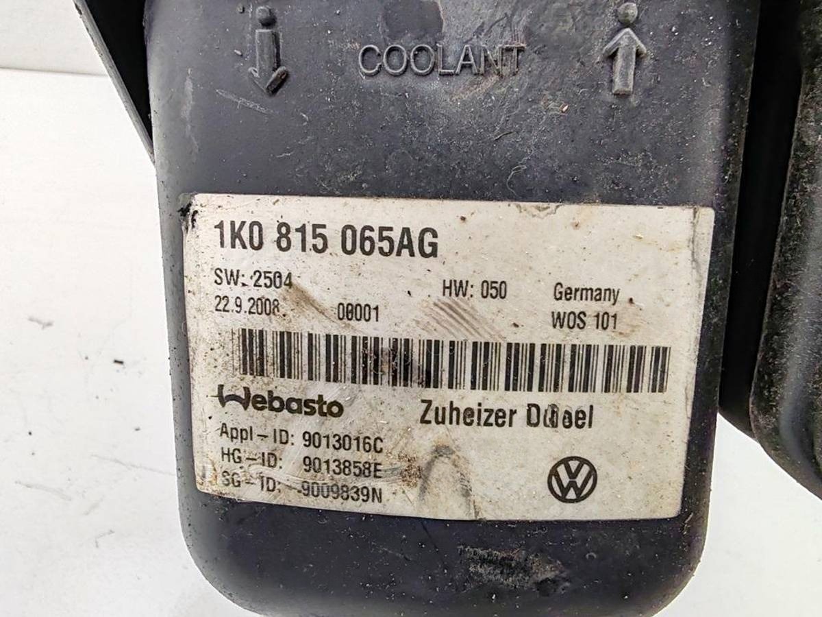 Автономный отопитель Volkswagen Touran, 2008 г., OEM 1K0815065AG, арт. 54699314, фото 3