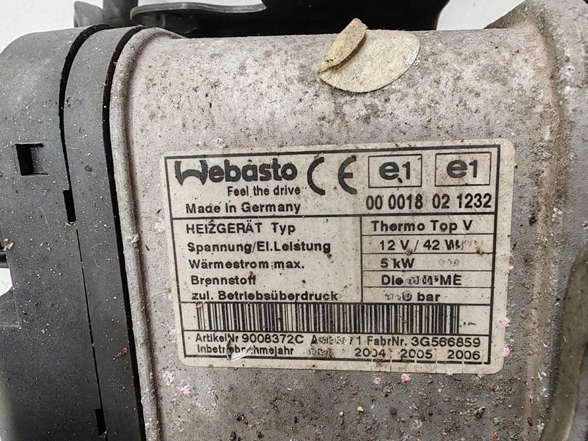 Автономный отопитель Volkswagen Touran, 2004 г., OEM 1K0815065R, арт. 55226540, фото 2