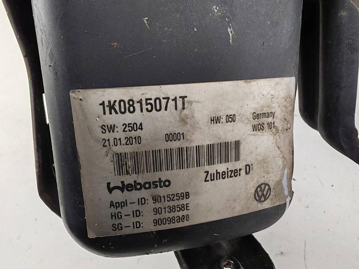 Автономный отопитель Volkswagen Touran, 2007 г., OEM 1K0815071T, арт. 55228937, фото 4
