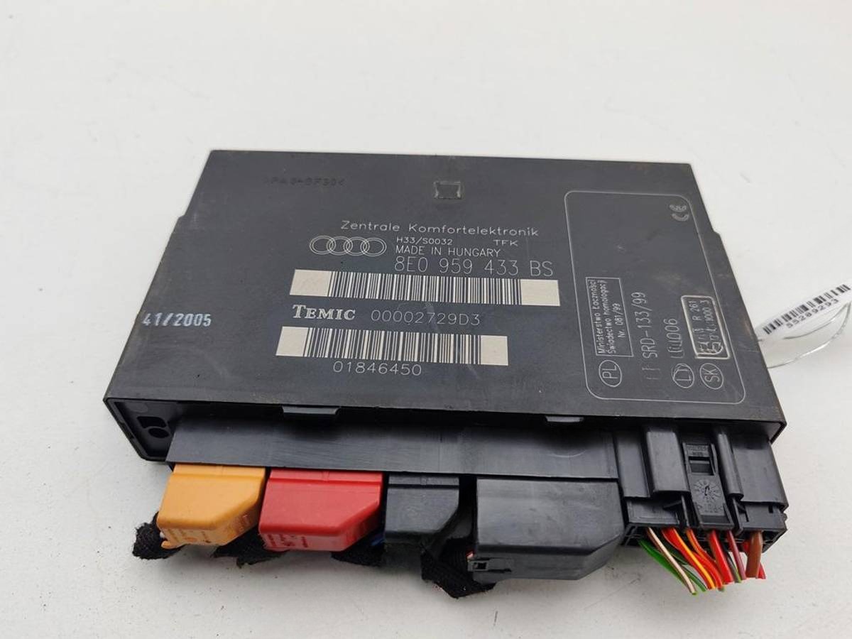 Блок комфорта Audi A4 B7, 2004 г., OEM 8E0959433BS, арт. 55289293