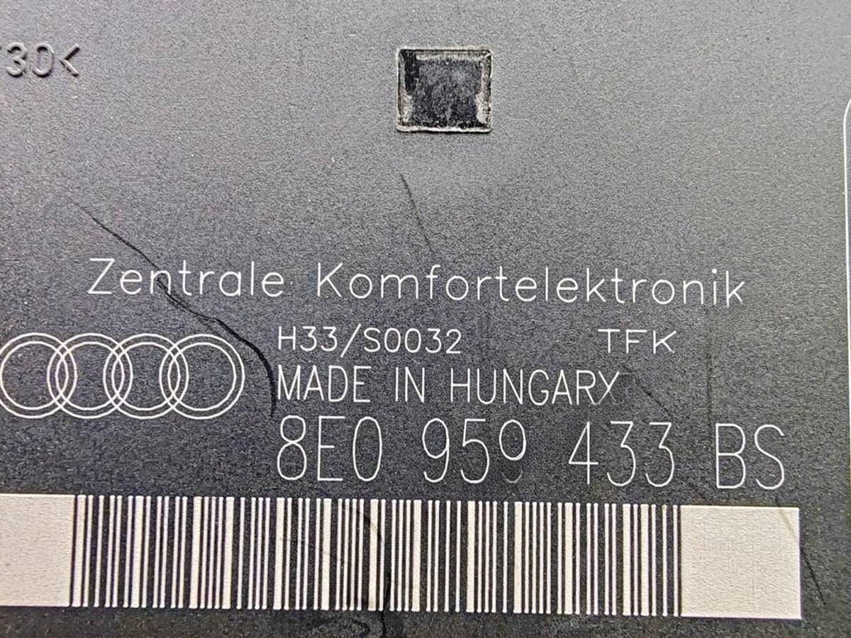 Блок комфорта Audi A4 B7, 2004 г., OEM 8E0959433BS, арт. 55289293, фото 3