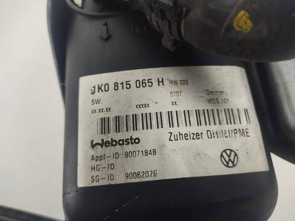 Автономный отопитель Volkswagen Touran, 2003 г., OEM 1K0815065H, арт. 55289487, фото 4