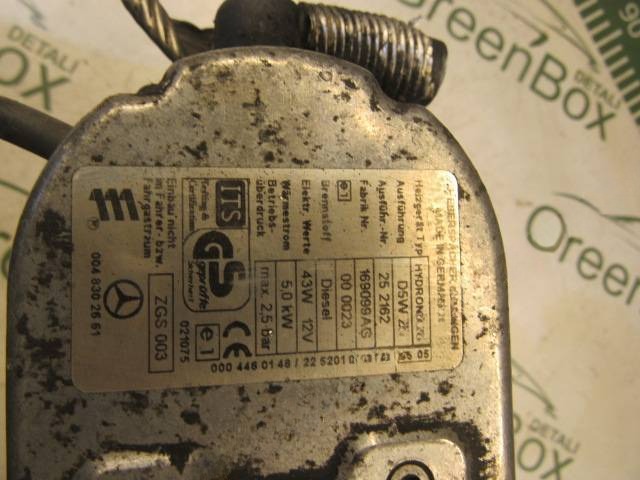 Автономный отопитель Mercedes Sprinter, 2003 г., OEM A0048302661, арт. 56287, фото 4