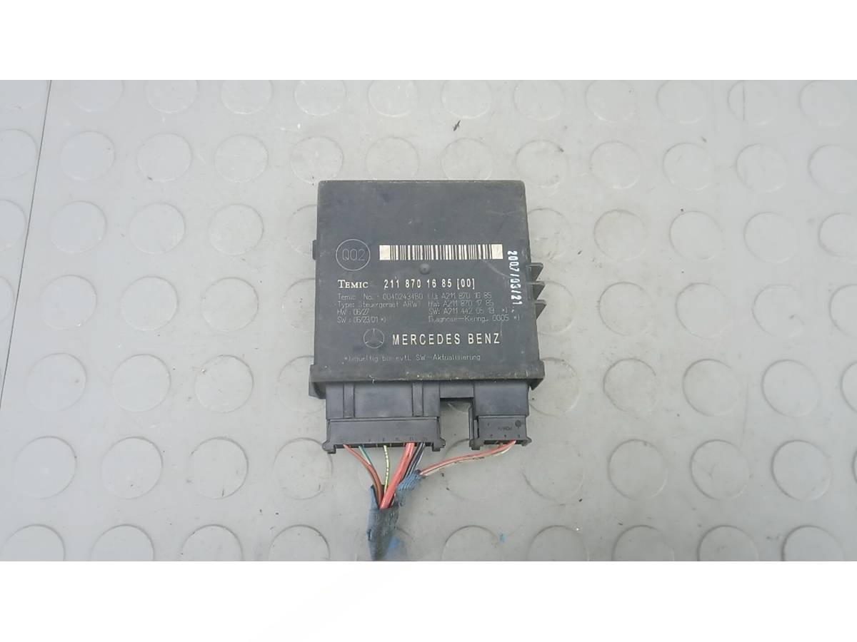 Блок управления Mercedes E W211 W211, 2007 г., OEM 211870168500, арт. 64T15NC01, фото 3