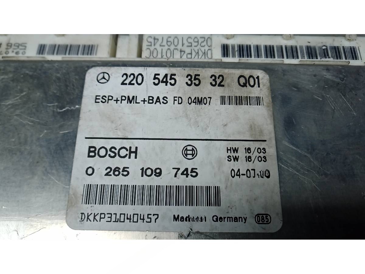 Блок управления Mercedes S W220 W220, 2004 г., OEM 2205453532, арт. 6EP28NC01, фото 2