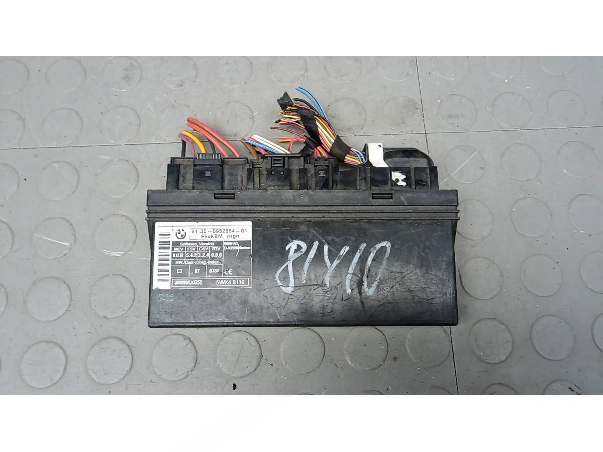 Блок управления BMW E60/E61 E60/E61, 2004 г., OEM 6135695266401, арт. 81Y10NC01, фото 3