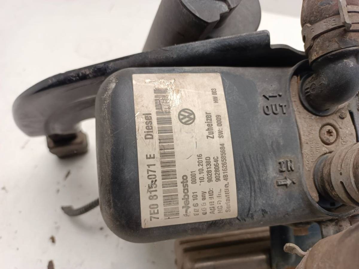 Автономный отопитель Volkswagen Multivan T6, 2021 г., OEM 7E0815071E, арт. 82988275_3, фото 9