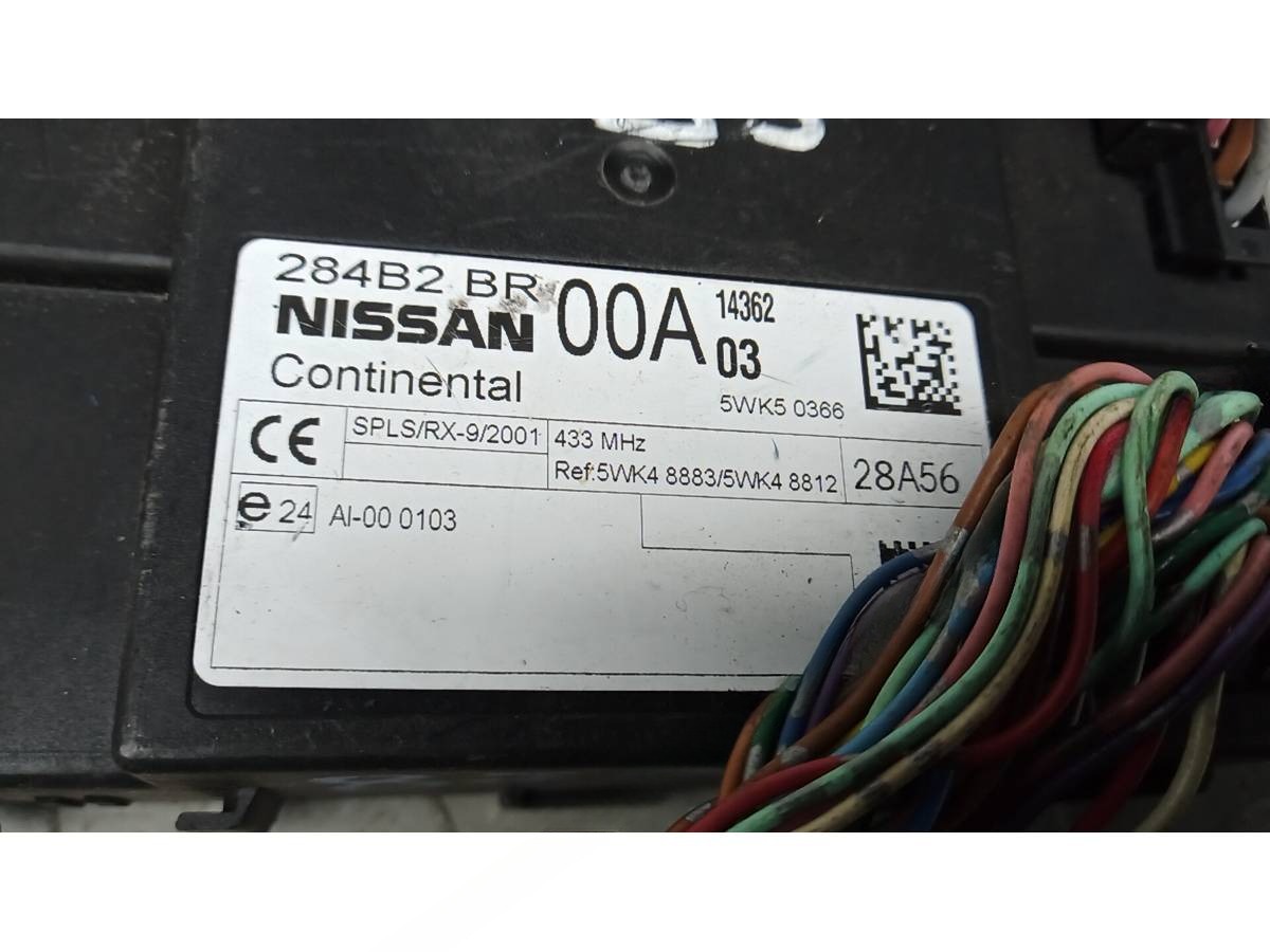 Блок управления Nissan Qashqai J10, 2011 г., OEM 5WK50366, арт. 87B07NC01, фото 2