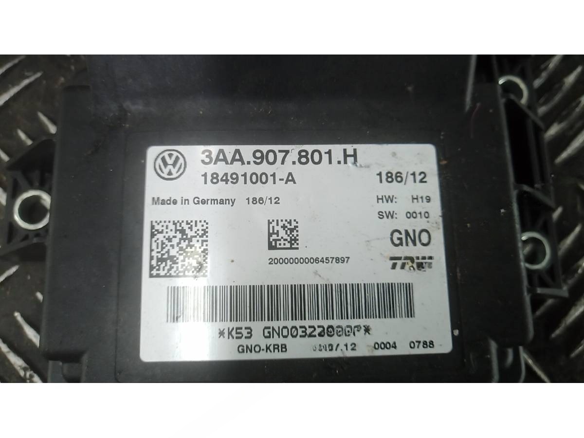 Блок управления Volkswagen Sharan, 2012 г., OEM 3AA907801H, арт. 8AG35M301, фото 2