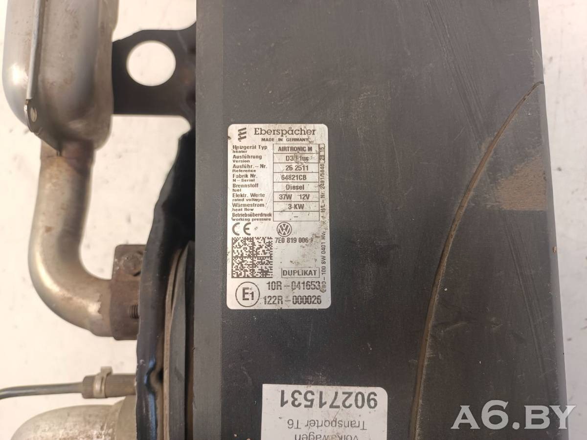 Автономный отопитель Volkswagen Multivan T5, 2009 г., OEM AIRTRONICD3PLUS, арт. 90271531_3, фото 12