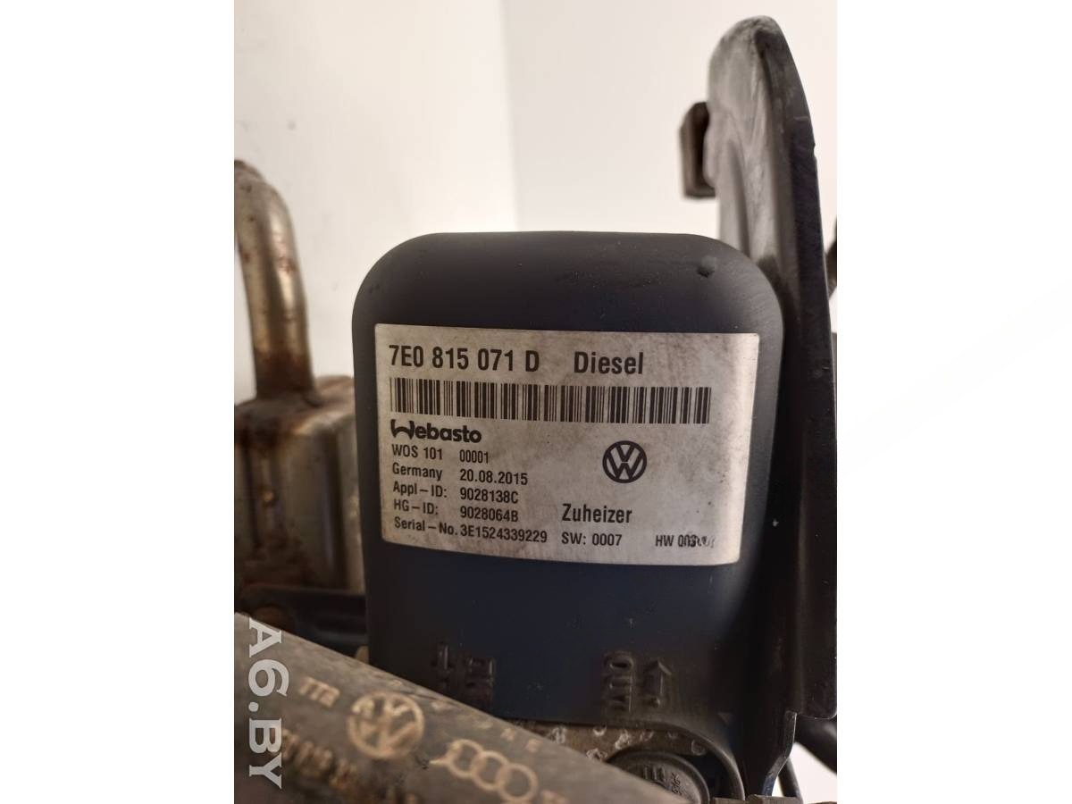 Автономный отопитель Volkswagen Transporter T5, 2012 г., OEM 7E0815071D, арт. 90271534_3, фото 9
