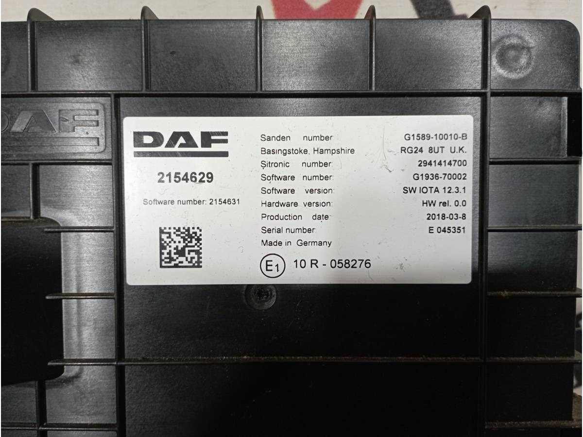 Блок управления DAF XF, 2018 г., OEM 2154629, арт. 93001v1, фото 7