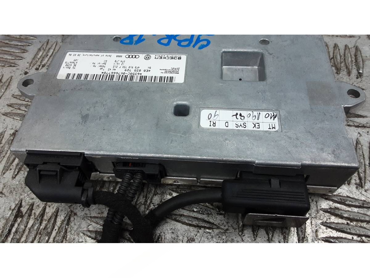 Блок управления Audi A6 C6, 2006 г., OEM 4E0035729, арт. 9BR18NC01, фото 4