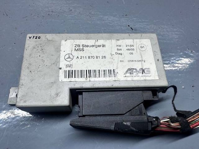 Блок управления Mercedes E W211, 2007 г., OEM A2118708126, арт. B91060940