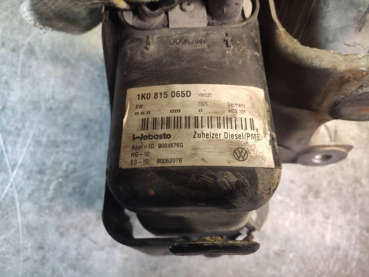 Автономный отопитель Volkswagen Caddy, 2005 г., OEM 1K0815065D, арт. BKX-183_2, фото 3