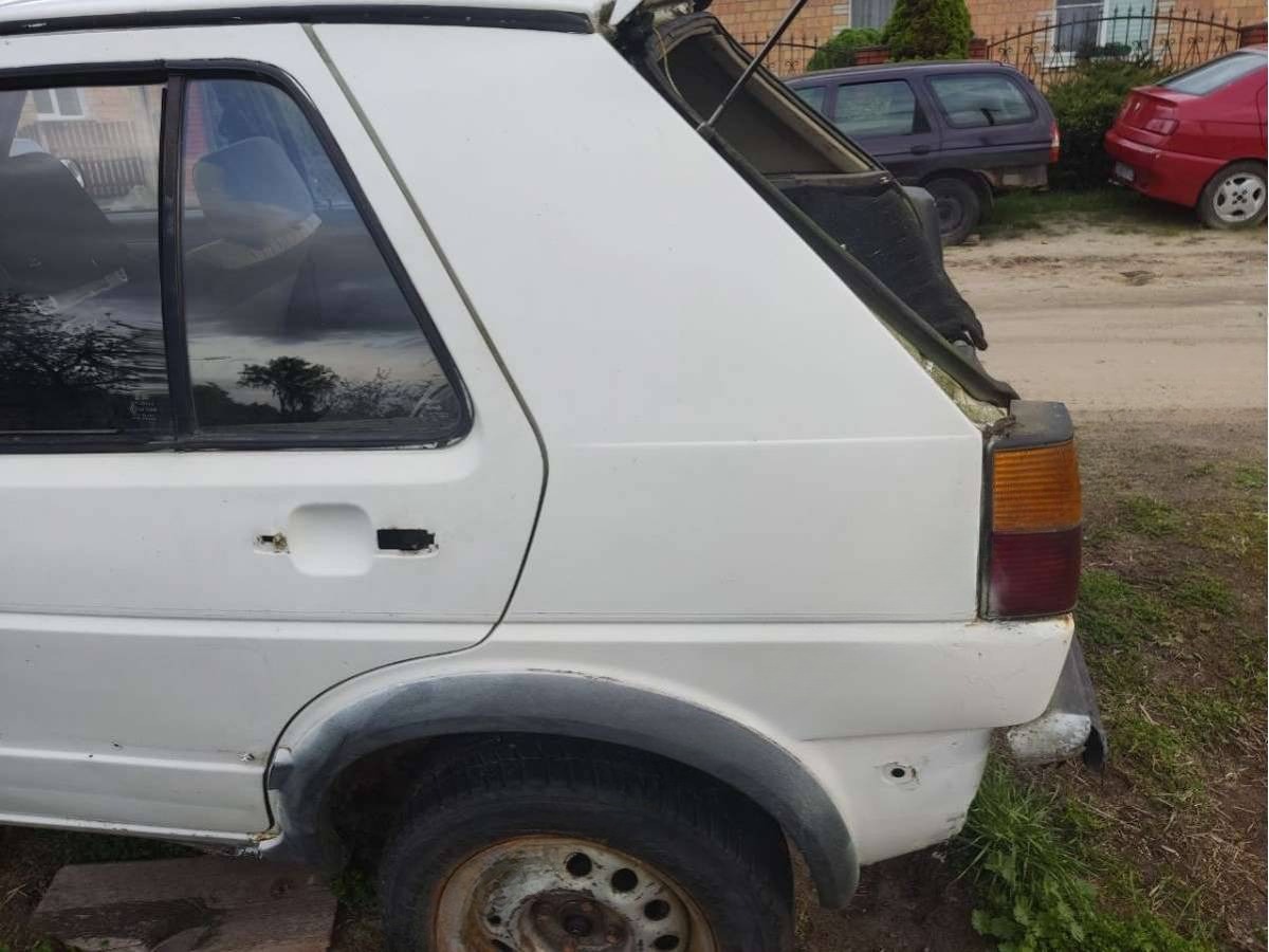 Крыло заднее левое к Volkswagen Golf 2, 1988 г.