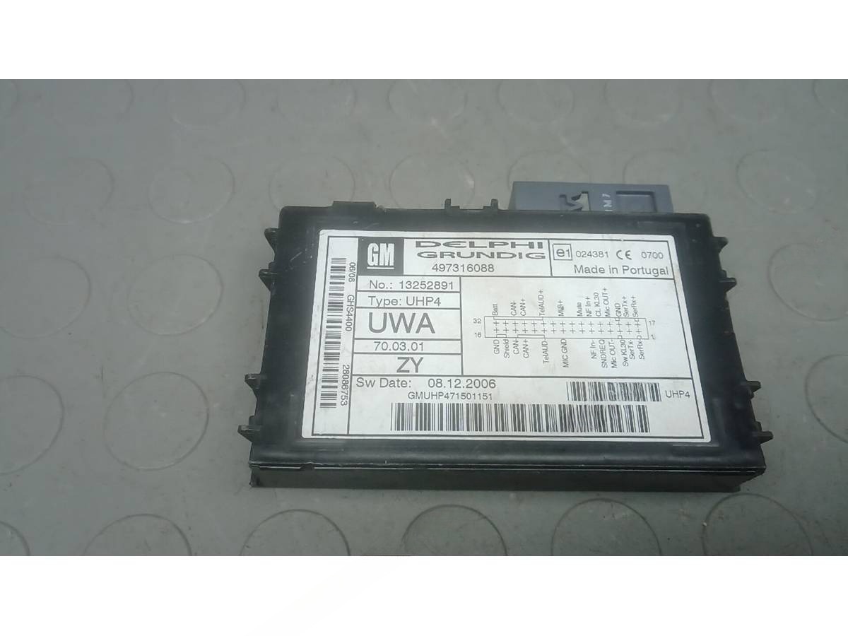 Блок управления Opel Zafira B, 2009 г., OEM 13252891, арт. KDN11NC01_A83871, фото 2