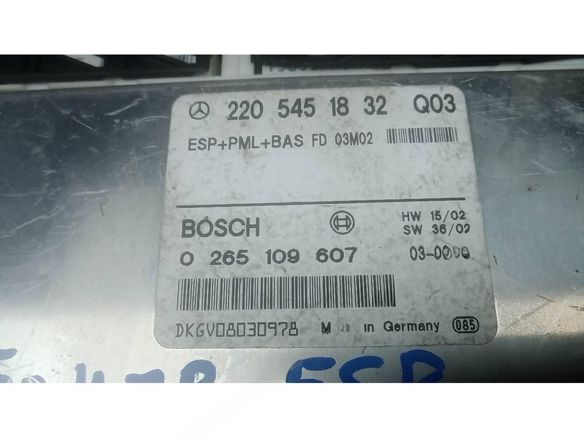 Блок управления Mercedes S W220 W220, 2003 г., OEM 22005451832Q03, арт. LVN05NC01, фото 3
