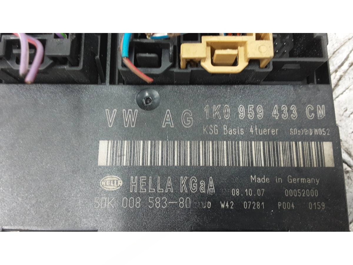 Блок управления Skoda Octavia A5, 2007 г., OEM 1k0959433cn, арт. NBE01NC01, фото 3