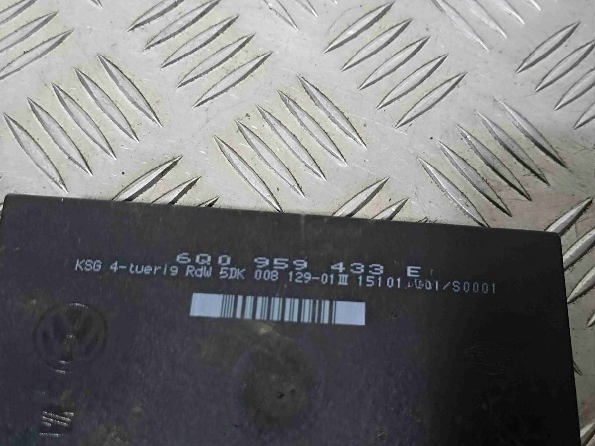 Блок комфорта Skoda Fabia, 2000 г., OEM 6Q0959433E, арт. 005867, фото 2