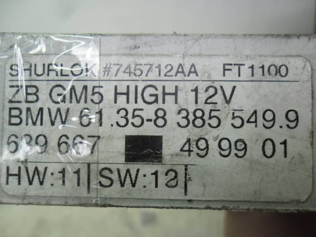 Блок комфорта BMW E39, 2000 г., OEM 613583855409, арт. 10069935, фото 2