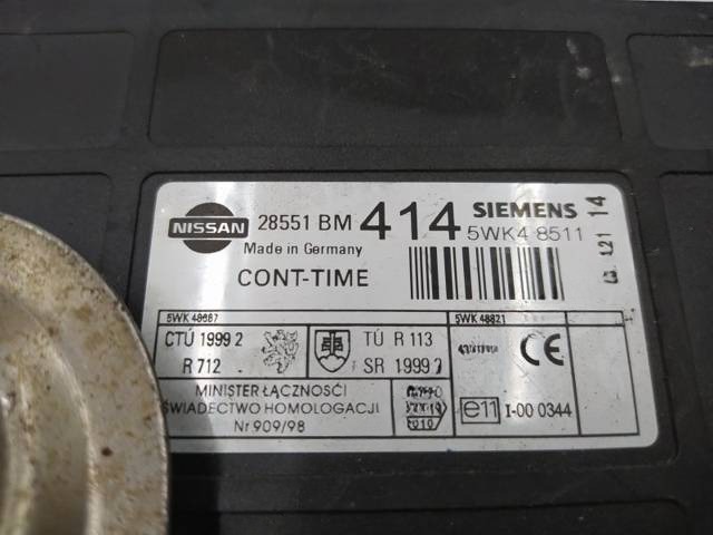 Блок комфорта Nissan Almera, 2002 г., OEM 28551BM414, арт. 10272887, фото 2